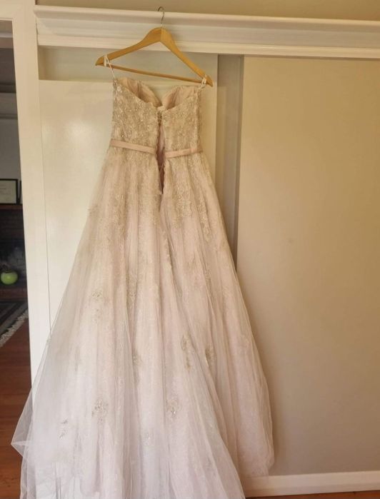 Stella York strapless Wedding dress