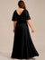 Kate Elegant Shawl Bat-wing Sleeve Chiffon Evening Dress