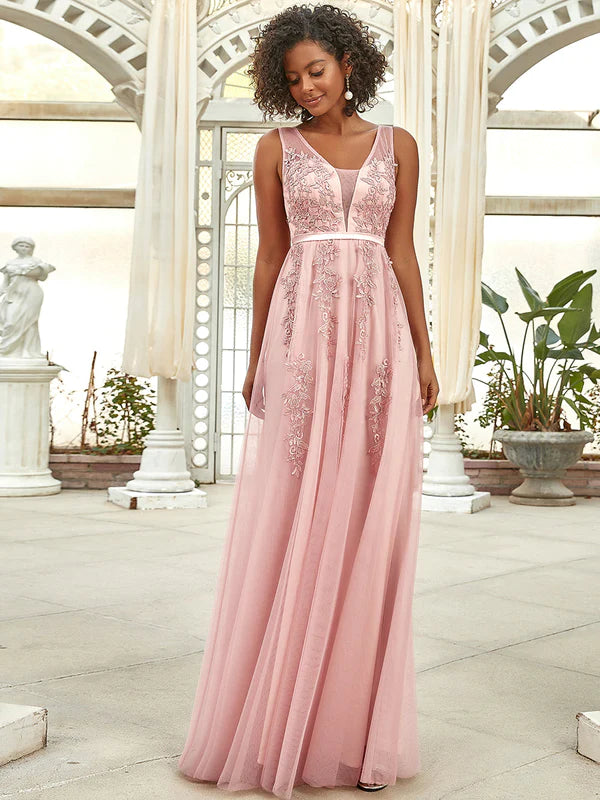 Dusty pink bridesmaid dresses plus size best sale