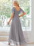 Jodi High Low Ruffle Chiffon Bridesmaid Dress